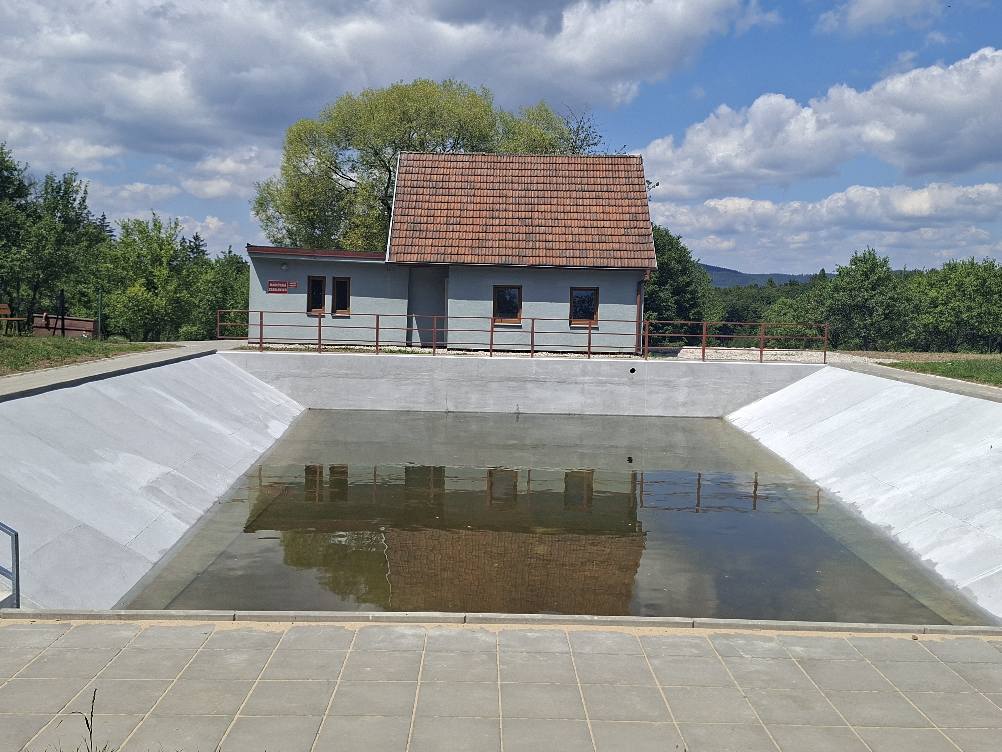 Haluzice_rekonstrukce vodní nádrže